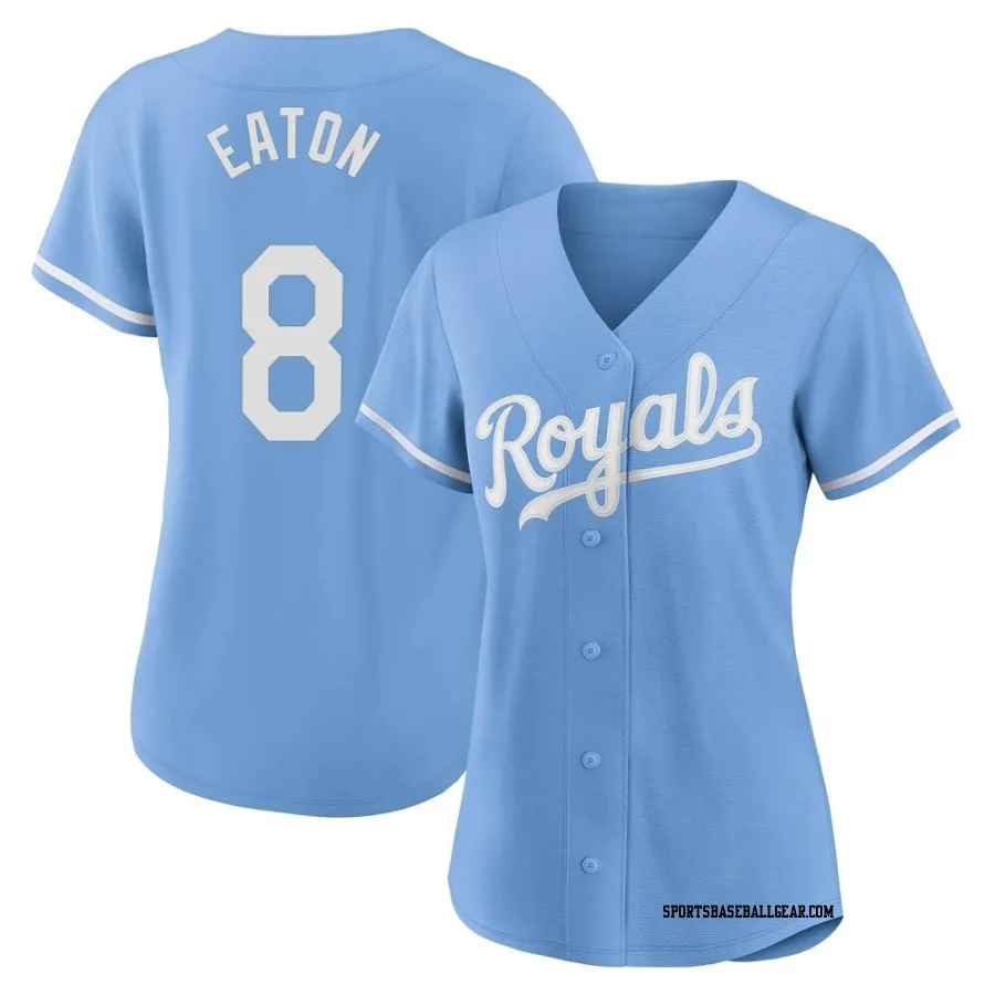 Nathan Eaton Women's Kansas City Royals Light Blue Authentic 2022 Alternate Jersey