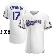 Nathan Eovaldi Men's Texas Rangers White Authentic Home Jersey