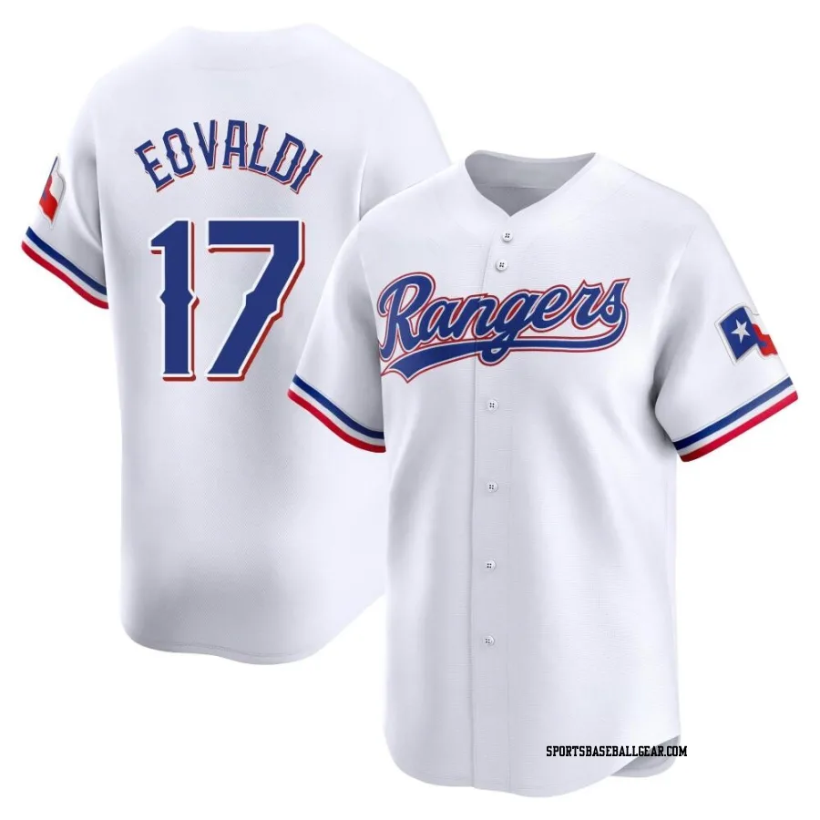 Nathan Eovaldi Men's Texas Rangers White Limited Home Jersey