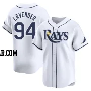 Nathan Lavender Men's Tampa Bay Rays White Limited Home Jersey