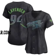 Nathan Lavender Women's Tampa Bay Rays Charcoal Limited 2024 City Connect Jersey