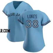 Nathan Lukes Women's Toronto Blue Jays Blue Authentic Jersey