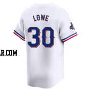 Nathaniel Lowe Men's Texas Rangers Gold Limited White 2024 Collection Jersey