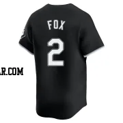 Nellie Fox Men's Chicago White Sox Black Limited Alternate Jersey