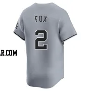 Nellie Fox Men's Chicago White Sox Gray Limited Road Jersey