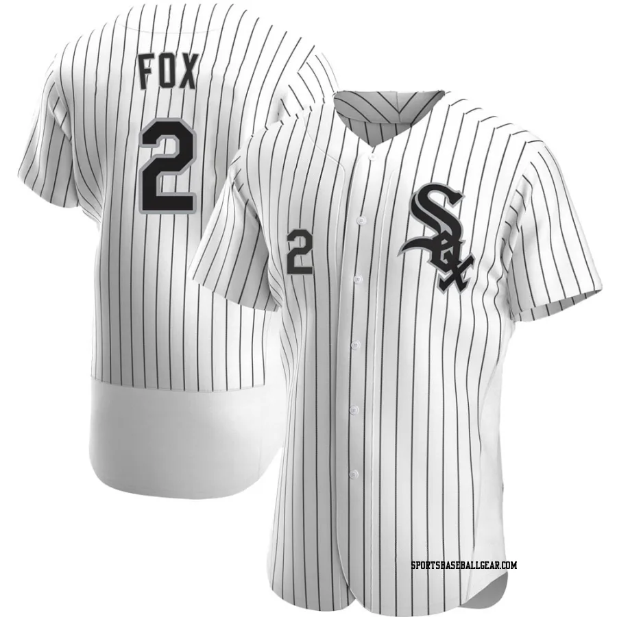 Nellie Fox Men's Chicago White Sox White Authentic Home Jersey