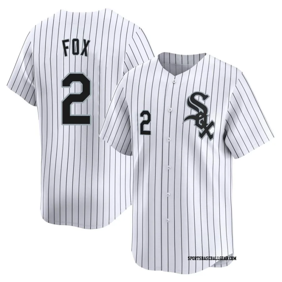 Nellie Fox Men's Chicago White Sox White Limited Home Jersey