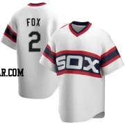 Nellie Fox Men's Chicago White Sox White Replica Cooperstown Collection Jersey