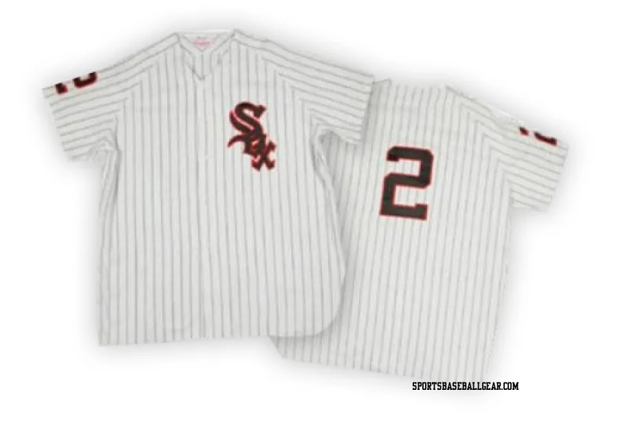 Nellie Fox Men's Chicago White Sox White Replica Throwback Jersey