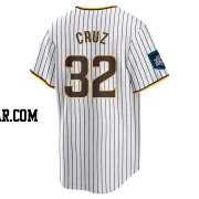 Nelson Cruz Men's San Diego Padres White Replica 2024 World Tour Seoul Series Home Jersey