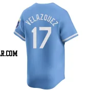 Nelson Velazquez Men's Kansas City Royals Light Blue Limited Alternate Jersey