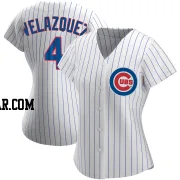 Nelson Velazquez Women's Chicago Cubs White Authentic Home Jersey