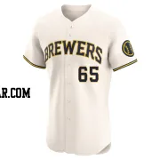 Nestor Cortes Men's Milwaukee Brewers Cream Elite Home Jersey