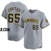 Nestor Cortes Men's Milwaukee Brewers Gray Limited Away Jersey