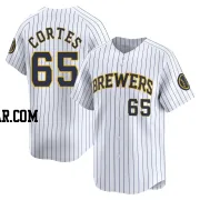 Nestor Cortes Men's Milwaukee Brewers White Limited Alternate Jersey