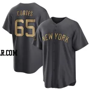 Nestor Cortes Youth New York Yankees Charcoal Game Replica 2022 All-Star Jersey