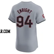 Nic Enright Men's Cleveland Guardians Gray Elite Road Jersey