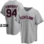 Nic Enright Men's Cleveland Guardians Gray Replica Road Jersey