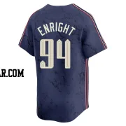 Nic Enright Men's Cleveland Guardians Navy Limited 2024 City Connect Jersey