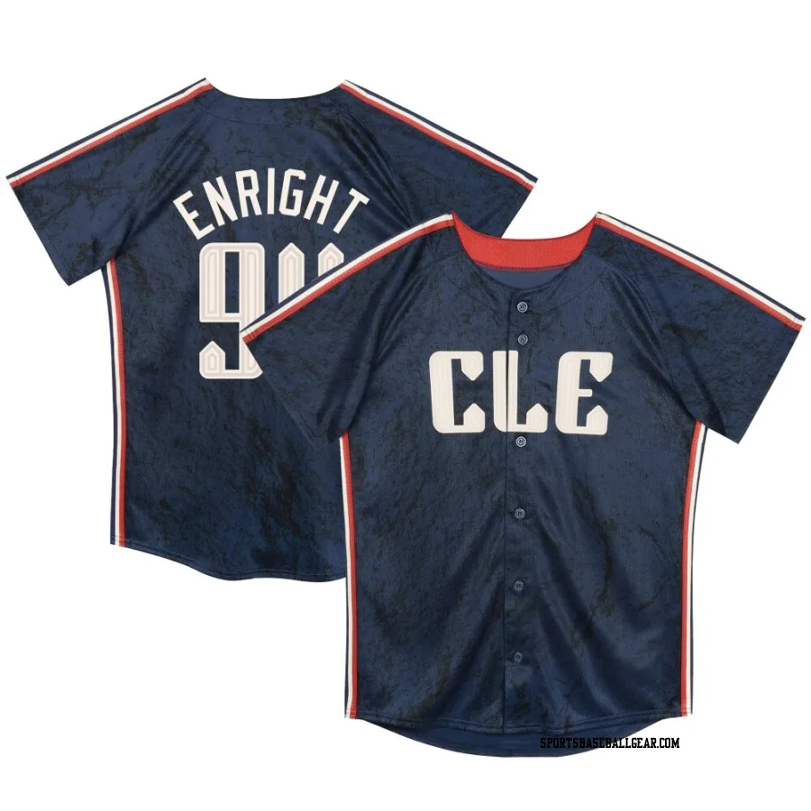 Nic Enright Toddler Cleveland Guardians Navy Limited Preschool & 2024 City Connect Jersey