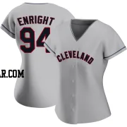 Nic Enright Women's Cleveland Guardians Gray Authentic Road Jersey