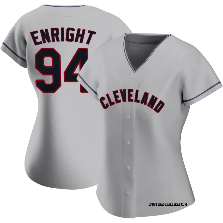 Nic Enright Women's Cleveland Guardians Gray Replica Road Jersey