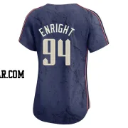 Nic Enright Women's Cleveland Guardians Navy Limited 2024 City Connect Jersey