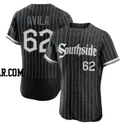 Nicholas Avila Men's Chicago White Sox Black Authentic 2021 City Connect Jersey