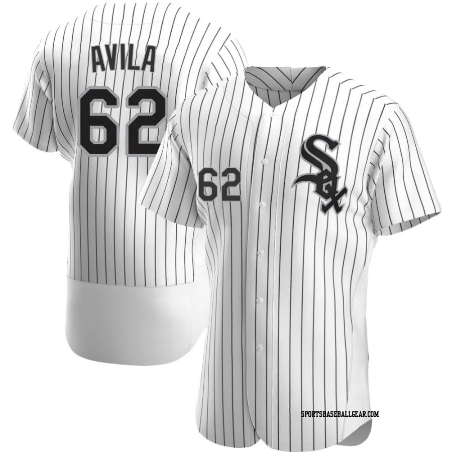 Nicholas Avila Men's Chicago White Sox White Authentic Home Jersey