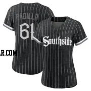 Nicholas Padilla Women's Chicago White Sox Black Authentic 2021 City Connect Jersey