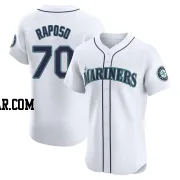 Nicholas Raposo Men's Seattle Mariners White Elite Home Jersey