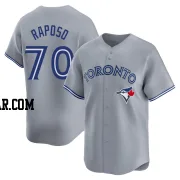 Nicholas Raposo Men's Toronto Blue Jays Gray Limited Away Jersey