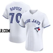 Nicholas Raposo Men's Toronto Blue Jays White Elite Home Jersey