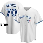 Nicholas Raposo Men's Toronto Blue Jays White Replica Home Jersey