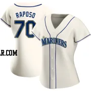 Nicholas Raposo Women's Seattle Mariners Cream Authentic Alternate Jersey