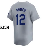 Nick Ahmed Men's Los Angeles Dodgers Gray Limited Away Jersey