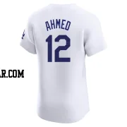 Nick Ahmed Men's Los Angeles Dodgers White Elite Home Jersey