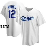 Nick Ahmed Men's Los Angeles Dodgers White Replica Home Jersey