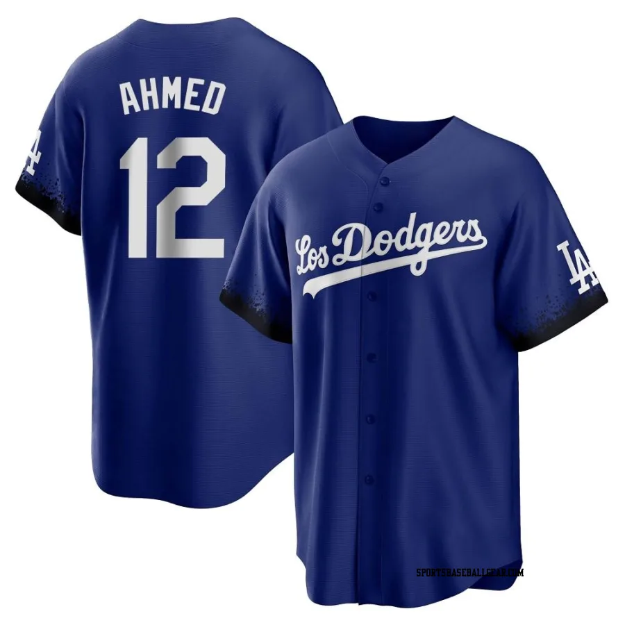 Nick Ahmed Youth Los Angeles Dodgers Royal Replica 2021 City Connect Jersey