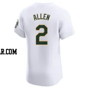 Nick Allen Men's Oakland Athletics White Elite Home Jersey