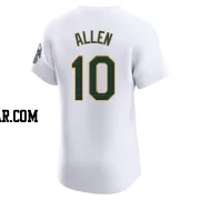 Nick Allen Men's Oakland Athletics White Elite Home Jersey