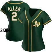 Nick Allen Women's Oakland Athletics Green Authentic Alternate Jersey