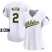 Nick Allen Women's Oakland Athletics White Limited Home Jersey