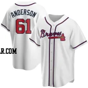 Nick Anderson Men's Atlanta Braves White Replica Home Jersey