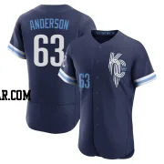 Nick Anderson Men's Kansas City Royals Navy Authentic 2022 City Connect Jersey