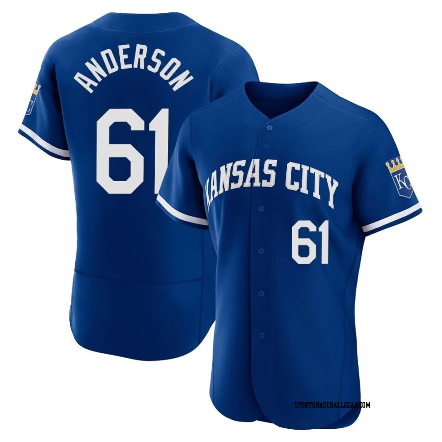 Nick Anderson Men's Kansas City Royals Royal Authentic 2022 Alternate Jersey