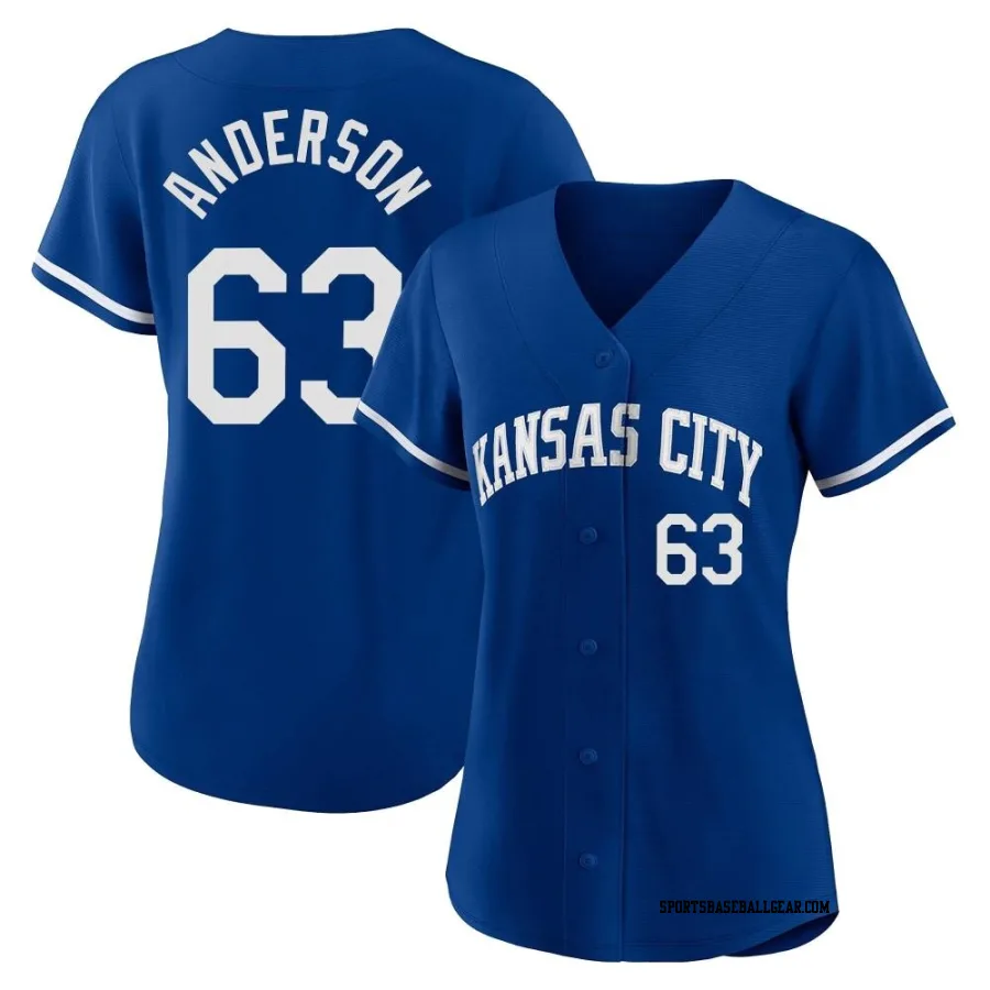 Nick Anderson Men's Kansas City Royals Royal Replica 2022 Alternate Jersey