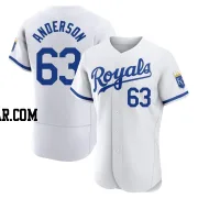 Nick Anderson Men's Kansas City Royals White Authentic 2022 Home Jersey