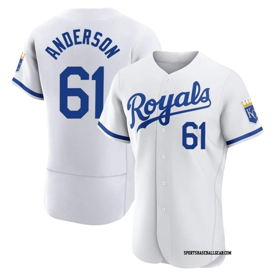 Nick Anderson Men's Kansas City Royals White Authentic 2022 Home Jersey