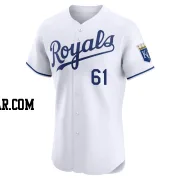 Nick Anderson Men's Kansas City Royals White Elite Home Jersey